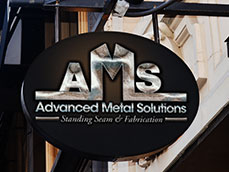 Advanced Metal Solutions Logo Design