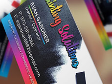 Painting Solutions Business Card Design